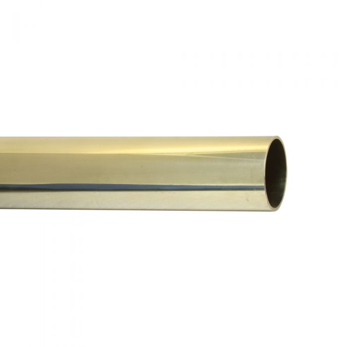 1.5 OD - Polished Brass Tubing - for Bar Shelving