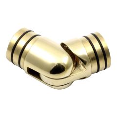 Adjustable Flush Elbow - Polished Brass