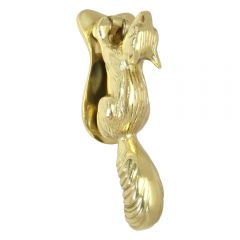 Squirrel Knocker - Polished Brass