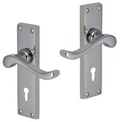 Door Handles - Polished Chrome